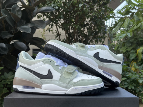 Authentic Jordan Legacy 312 Low White/Green