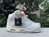 Authentic Air Jordan 5 Retro CNY Light Bone/Grey-Sail
