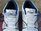 Authentic Nike Air Flight 89 Low Grey/White/Blue
