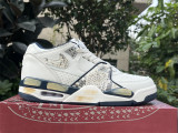 Authentic Nike Air Flight 89 Low Grey/White/Blue