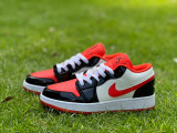 Authentic Air Jordan 1 Low Orange/Black