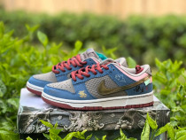 Authentic Nike Dunk Low Dark Blue/Brown NO.205