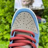 Authentic Nike Dunk Low Dark Blue/Brown NO.205