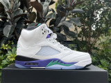 Authentic Air Jordan 5 Retro Grape