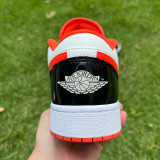 Authentic Air Jordan 1 Low Orange/Black