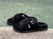 Authentic LV Women Bliss Sandal/Slippers Black