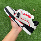 Authentic LV Trainer Sneaker Low Black/White/Blue