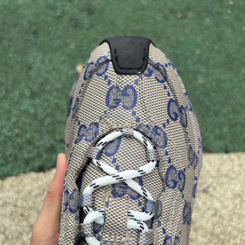 Authentic Gucci RUN Shoes Blue/Grey