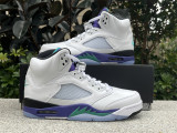 Authentic Air Jordan 5 Retro Grape