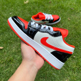 Authentic Air Jordan 1 Low Orange/Black