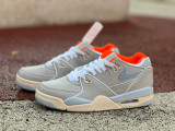 Authentic Nike Air Flight 89 Low Grey/Blue/Orange