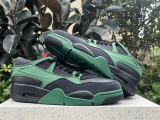 Authentic Air jordan 4 RM “Diffused” Black/Green