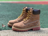 Authentic Timberland x LOUIS VUIT*TON Boots Brown Flower