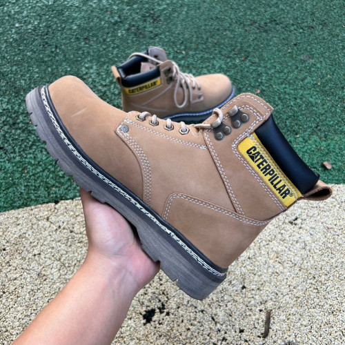 Authentic CAT Boots Brown Crystal
