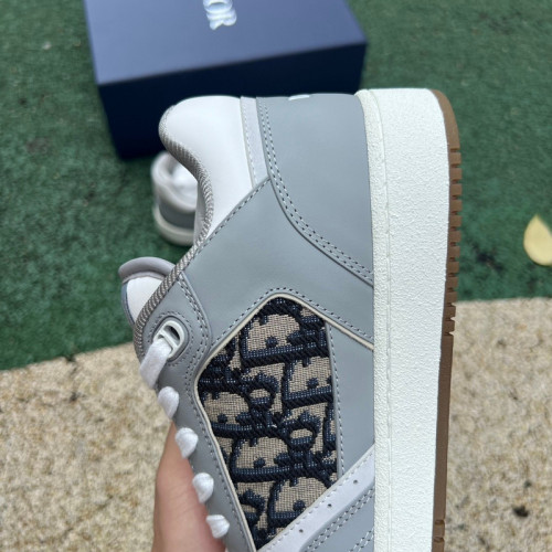 Authentic Dior B27 Shoes Grey/White