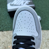Authentic Air Jordan 1 Low White/Black Wolf Grey