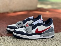 Authentic Air Jordan Legacy 312 Low White/Blue/Red