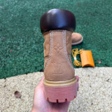 Authentic Timberland x LOUIS VUIT*TON Boots Brown Flower