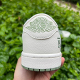Authentic Travis Scott x Nike Air Jordan 1 x BURBRRRY White/Green