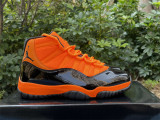 Authentic Air Jordan 11 Retro Orange/Black