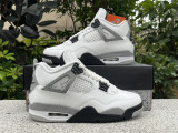 Authentic Air Jordan 4 OG “White Cement” 2025