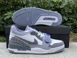 Authentic Air Jordan Legacy 312 Low White/Purple/Grey