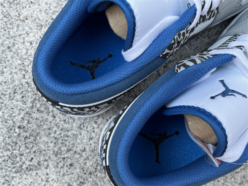 Authentic Air Jordan 1 low se  True blue
