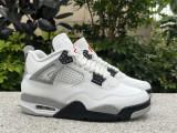 Authentic Air Jordan 4 OG “White Cement” 2025