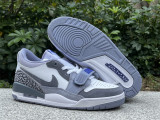 Authentic Air Jordan Legacy 312 Low White/Purple/Grey