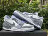 Authentic Air Jordan Legacy 312 Low White/Purple/Grey
