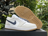 Authentic Air Jordan 1 low SE White/Grey