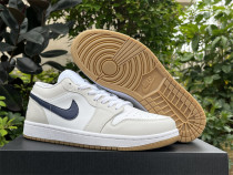 Authentic Air Jordan 1 low SE White/Grey