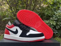 Authentic Air Jordan 1 Low  White Black Gym Red”