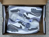 Authentic Air Jordan Legacy 312 Low White/Purple/Grey