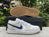 Authentic Air Jordan 1 low SE White/Grey