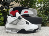 Authentic Air Jordan 4 OG “White Cement” 2025
