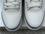Authentic Air Jordan 3 “Sail/Metallic Silver”