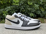 Authentic Air jordan 1 Low Black/Brown