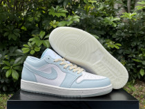 Authentic Air jordan 1 Low  White/Blue