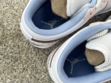Authentic Air jordan 1 Low White/Pink