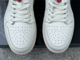 Authentic Air jordan 1 Low Premium Sail White/Yellow