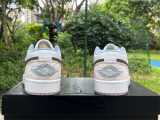 Authentic Air jordan 1 Low White/Pink