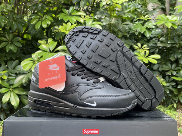 Authentic Supreme x Nike Air Max 1 '87 Black