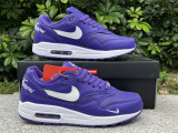 Authentic Supreme x Nike Air Max 1 '87 White/Purple