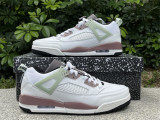 Authentic Jordan Spizike LOW White/Brown