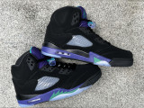 Authentic Air Jordan 5 Retro Black Grape