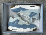 Authentic Air Jordan 4 Denim “Worn Blue”