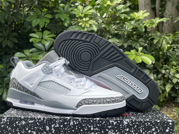Authentic Jordan Spizike LOW White/Grey