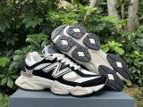 Authentic New Balance 9060 U9060BLZ Sea Salt White/Black