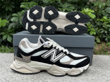 Authentic New Balance 9060 U9060BLZ Sea Salt White/Black